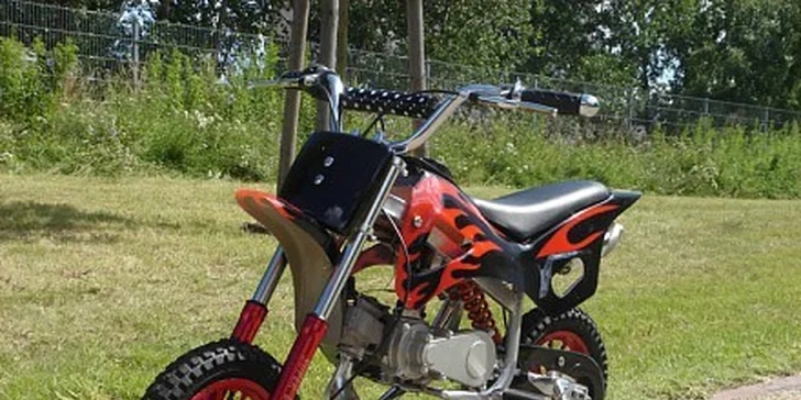 4999 Kč za cross motorku zn. Dirt bike 50cc v původní hodnotě 9999 Kč
