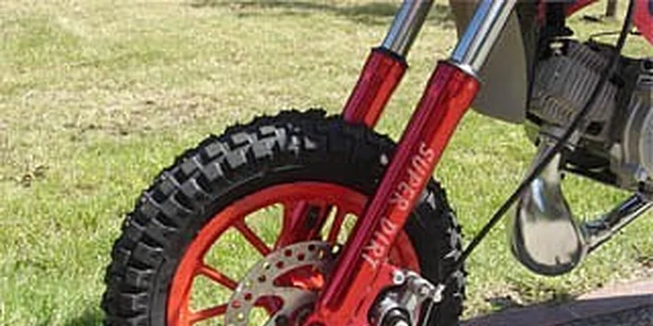 4999 Kč za cross motorku zn. Dirt bike 50cc v původní hodnotě 9999 Kč