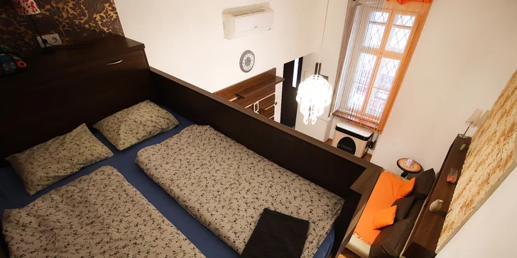 Pobyt v apartmánu v centru Budapešti na 2-3 noci s platností po celý rok