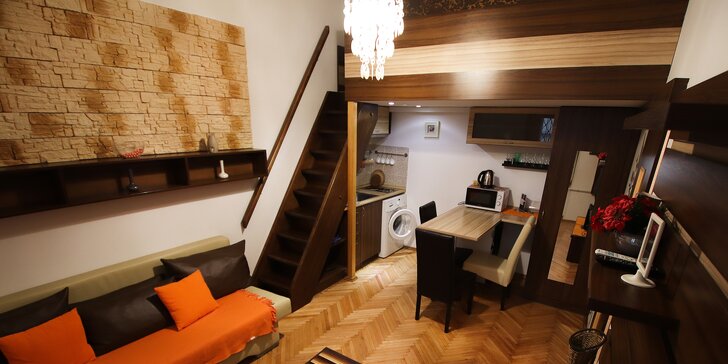 Pobyt v apartmánu v centru Budapešti na 2-3 noci s platností po celý rok