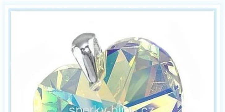 157 Kč za přívěsek srdce s komponenty Swarovski v původní hodnotě 210 Kč