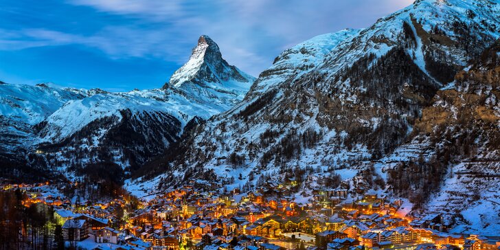 Pokochejte se krásou Matterhornu: středisko Zermatt i hora Gornergratt