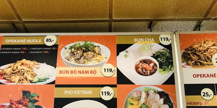 Vyrazte na vietnamskou klasiku: Pho, Bún bò Nam Bộ nebo Bún chả pro 1 os.