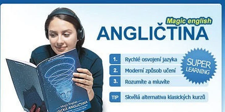 3950 Kč za kolekci Magické angličtiny extra 9 CD a učebnice v ceně 5450 Kč