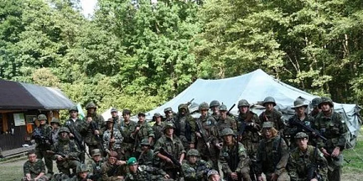 2500 Kč za letní airsoftový tábor s vojenskou tématikou v hodnotě 3500 Kč