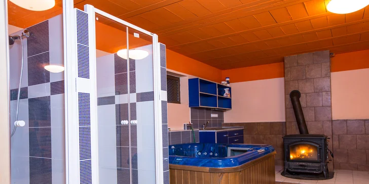 Na chatě najdete také wellness, na vstup máte 30% slevu.