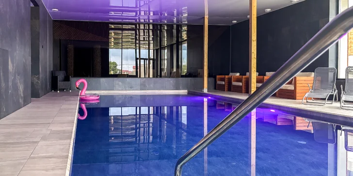 V ceně máte neomezený vstup do moderního wellness centra v Residenci Šírava***.
