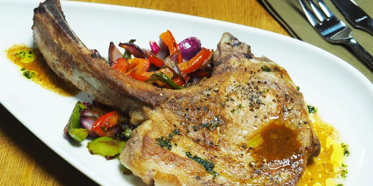 Degustační menu pro dva s kachním prsem nebo vepřovou kotletou