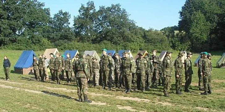 2499 Kč za letní airsoftový tábor s vojenskou tématikou v hodnotě 3500 Kč