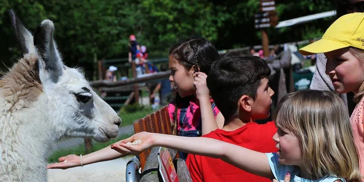 Celodenní zábava: rodinné vstupenky do Farmaparku až pro 5 osob