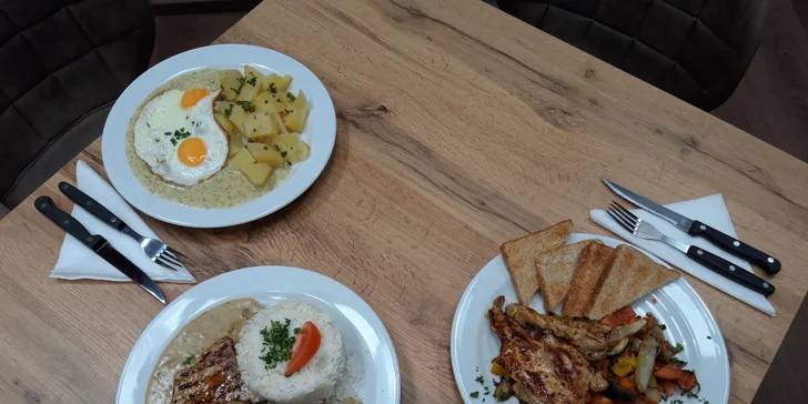 Dejte si dobrý oběd: denní menu podle výběru v restauraci Legend pro 1 os.