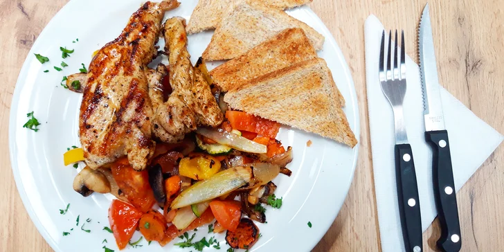 Dejte si dobrý oběd: denní menu podle výběru v restauraci Legend pro 1 os.