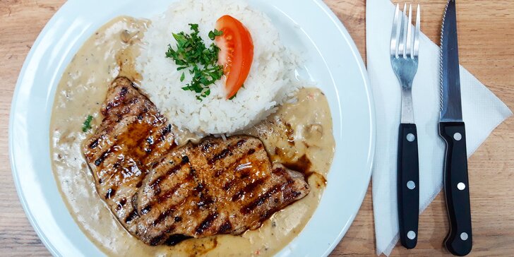Dejte si dobrý oběd: denní menu podle výběru v restauraci Legend pro 1 os.