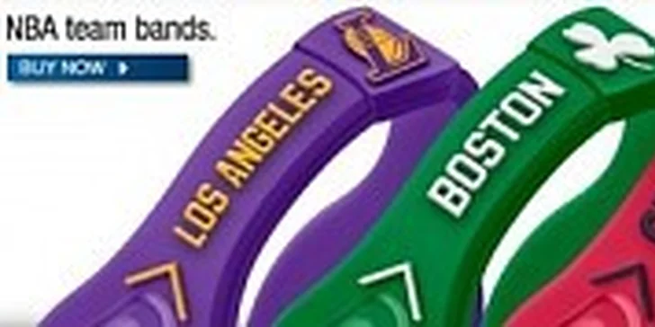 159 Kč za Power Balance NBA team dle výběru v hodnotě 390 Kč vč. poštovného