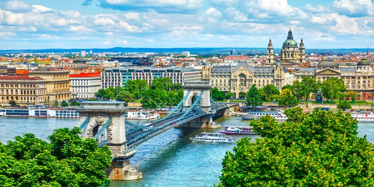 Zima i jaro v Budapešti: 3–4 dny se snídaní nedaleko centra města