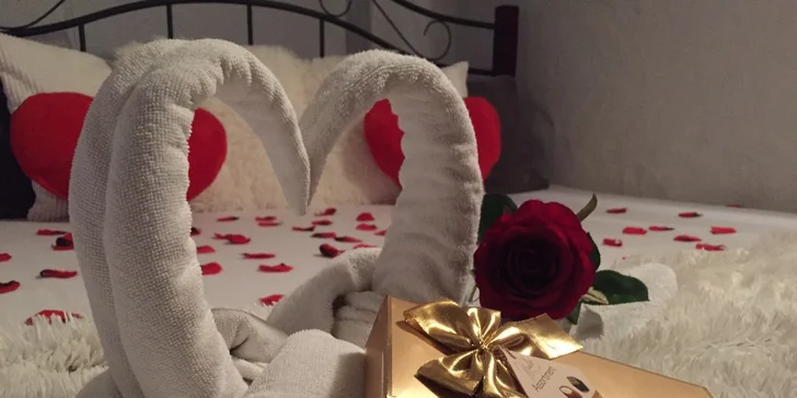 Valentýnské uvolnění a romantika ve Wellnessu pro dva