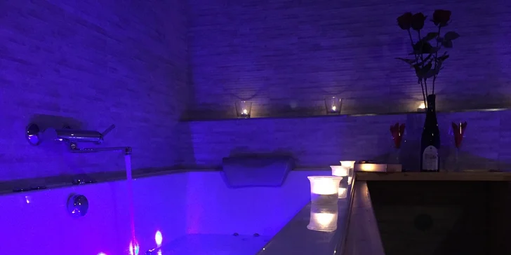 Valentýnské uvolnění a romantika ve Wellnessu pro dva