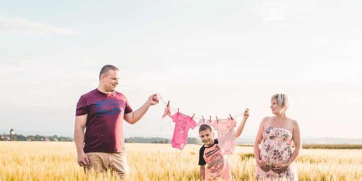 Exterierové focení pro páry, rodiny, děti i těhotenské fotografie, 10 i 30 ks