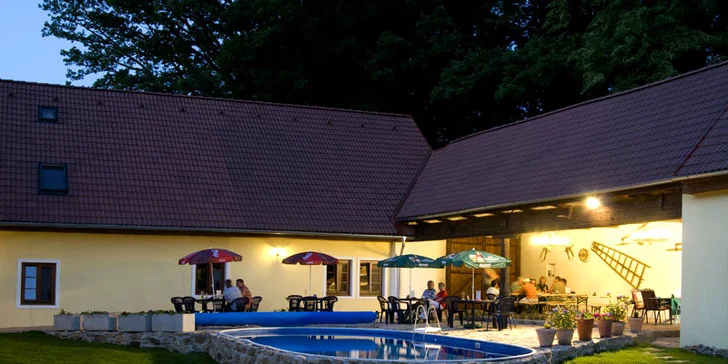 Pobyt v jižních Čechách: polopenze a relax v létě i na podzim