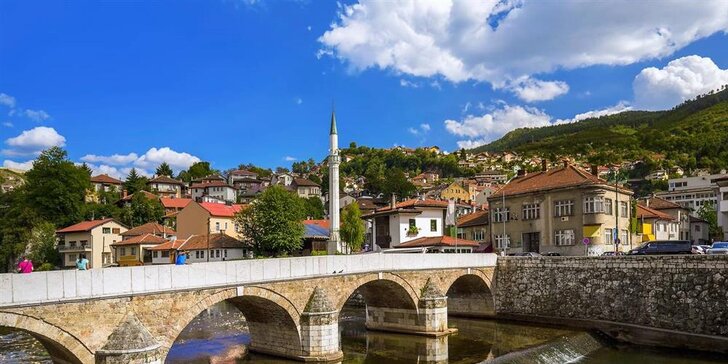 Poznávací zájezd do Bosny a Hercegoviny: 3 noci v hotelu se snídaní i doprava autobusem
