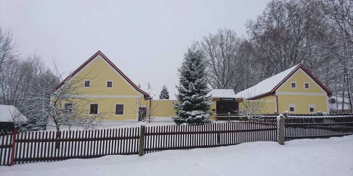 Zimní nebo jarní pobyt v jižních Čechách: polopenze, relax a spousta vyžití