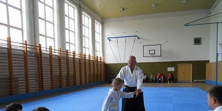 90 Kč za 1 měsíc cvičení aikido pro děti v původní hodnotě 190 Kč