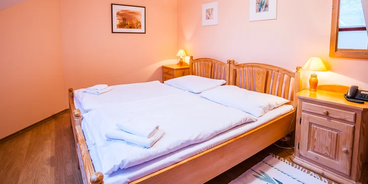 Pobyt pod Nízkými Tatrami ve dvou s polopenzí, wellness a kartou slev