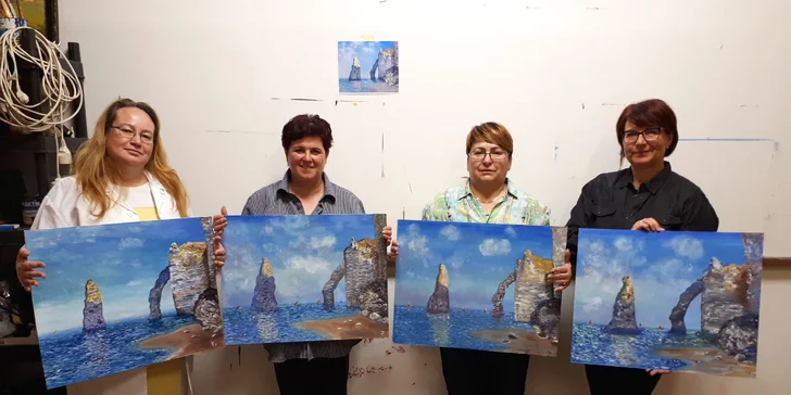 Monet Avalské skály a útesy - výsledky kurzu