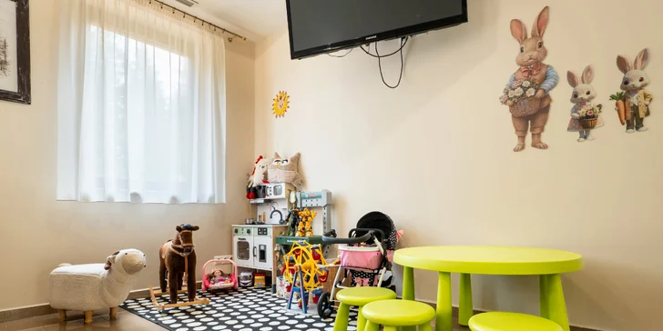 Pre drobcov je pripravený detský kútik.