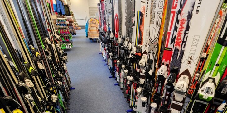 Kompletní servis lyží a snowboardů pro všechny věkové kategorie