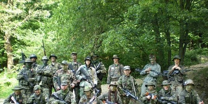 2499 Kč za letní airsoftový tábor s vojenskou tématikou v hodnotě 3500 Kč