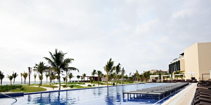 Přepychový 5* resort v Mexiku: 7–13 nocí s all inclusive, 11 bazénů, fitness