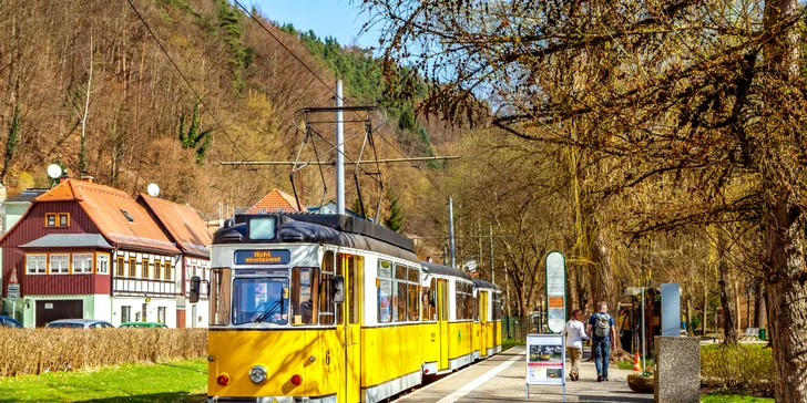 Podzimní výlet do Saského Švýcarska: Soutěskou Obere Schleuse v údolí říčky Křinice