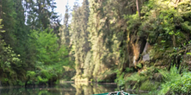 Podzimní výlet do Saského Švýcarska: Soutěskou Obere Schleuse v údolí říčky Křinice