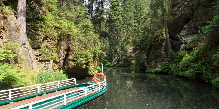 Podzimní výlet do Saského Švýcarska: Soutěskou Obere Schleuse v údolí říčky Křinice