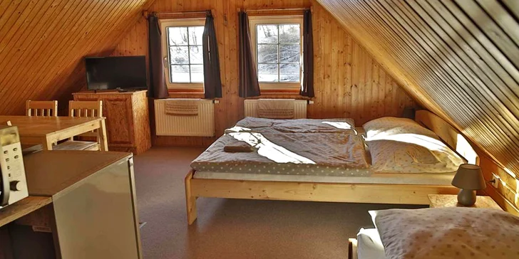 Pobyt v Jeseníkách pro pár i rodinu: snídaně, sauna i lahev sektu