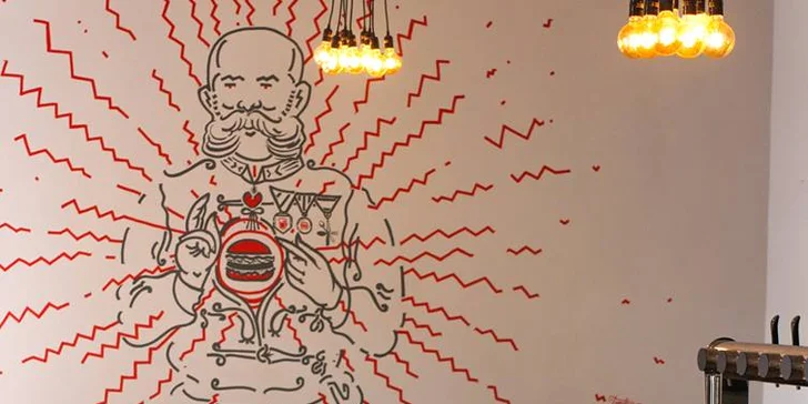 Burgerové menu s hovězím masem nebo kozím sýrem na Vinohradech