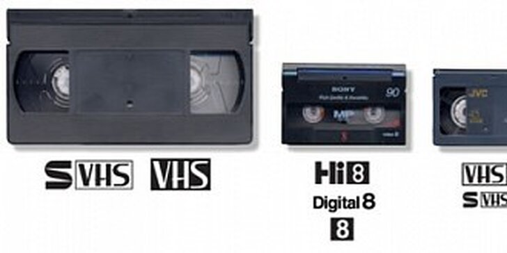 Převod záznamu na kazetě VHS, miniDV, Hi8, Digital 8 na DVD