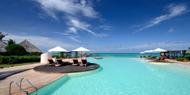 Luxus a exotika v 5* plážovém resortu na Zanzibaru: 6–12 nocí s all inclusive