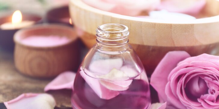 Aromaterapeutická masáž olejem ze vzácné růže damašské v délce 90 minut