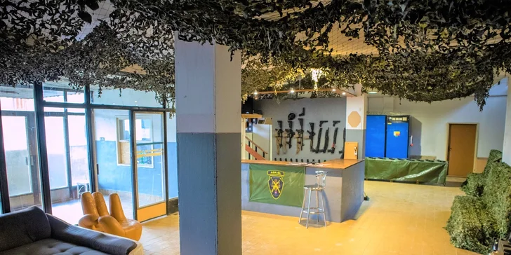 Hrať budete v CQB Aréne Stará Ľubovňa, ktorá má rozlohu 1600 m²