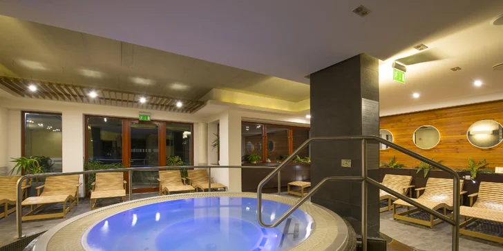 Součástí hotelu je wellness centrum, do kterého budete mít po celou dobu svého pobytu neomezený vstup. 