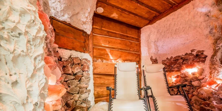 Ve wellness najdete i solnou jeskyni.
