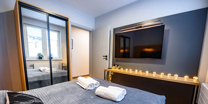 Jeden apartmán má navyše vírivku, relaxovať v nej môžete od rána do večera.