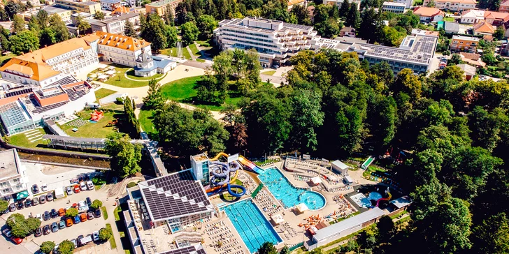 Súčasťou niektorých variantov je aj vstup do SPA & AQUAPARK Turčianske Teplice
