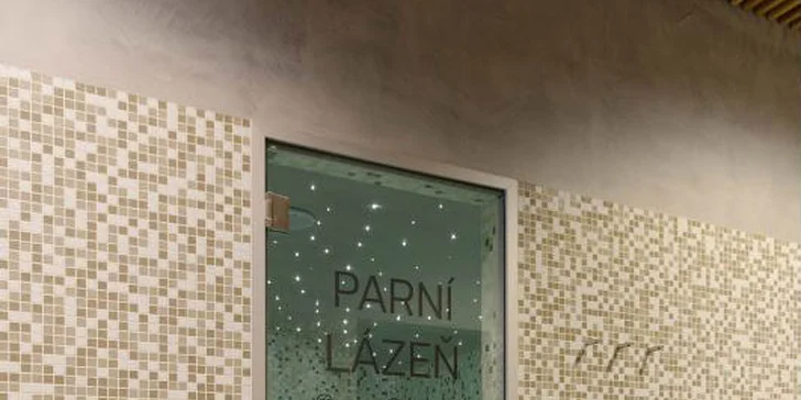 Naložíte se také do parní lázně. 
