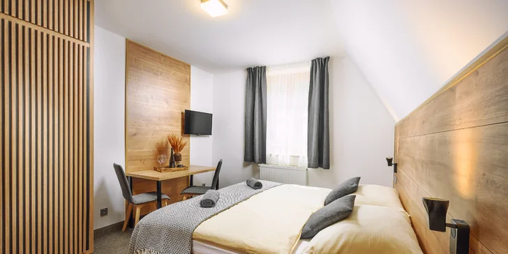 Každý apartmán je vybavený kuchynským kútom.