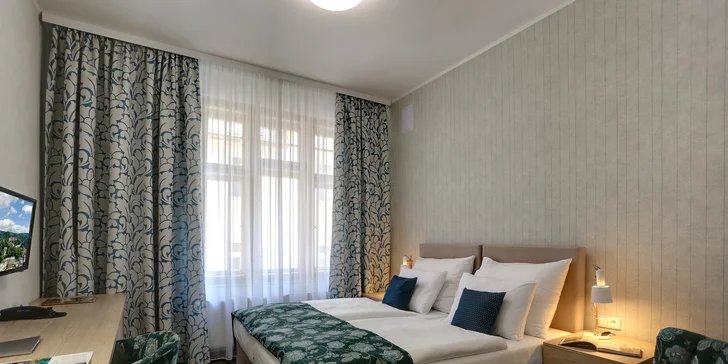 Pokoje v obou budovách prošly rekonstrukcí.