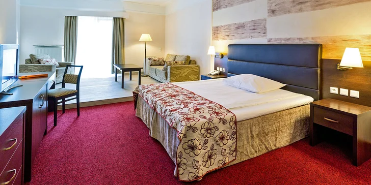 Pohádku jako z Tisíce a jedné noci prožijete v Papuga Park Hotelu****.
(na obrázku pokoj Komfort Plus)