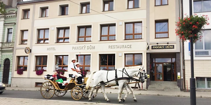 Pokud se vám v Blovicích zalíbí, můžete se v Panském domě rovnou ubytovat. 